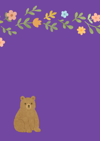 Nordic Animal06 on purple