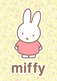 ธีมไลน์ Miffy Flower Theme