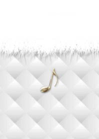 white quilting coordination eighth note