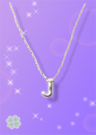 initial J(four Leaf Clover)
