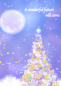 Christmas tree with rising money luck5.