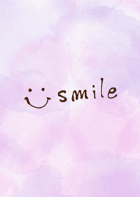 Smile - aquarelle purple2-