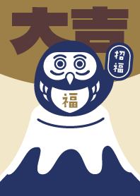 DARUMA OWL / Indigo ver.