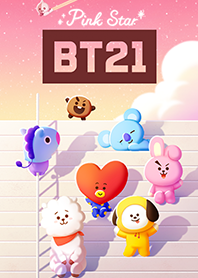 BT21 Pink Stars