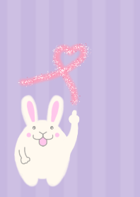 White rabbit-chan(purple)