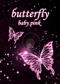 butterfly baby pink (蝶ベビーピンク）