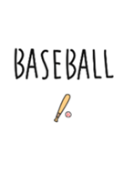 Simple Baseball Love Line Theme Line Store Simple Baseball Love Line Theme Line Store