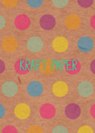 Kraft paper-Colorful dot7-
