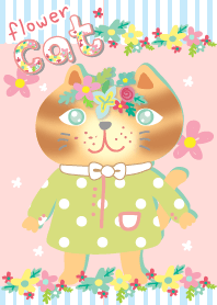 Flower cat : pink