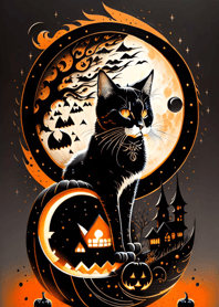 halloween cat EFaE2D