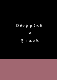 Black and dull pink.