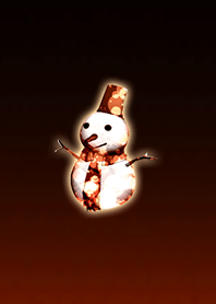 Snowman Orange @ Winter Feature