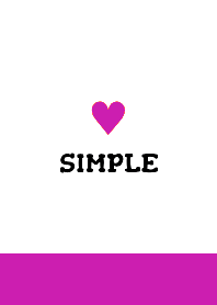 SIMPLE COLOR HEART THEME 108