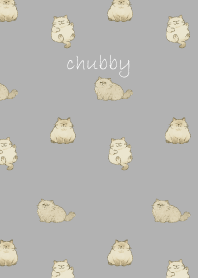 Chubby Cat4 on white
