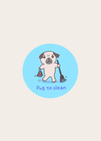 Pug to clean