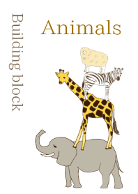 Building block animals