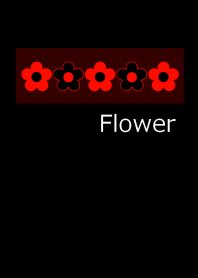 Simple flower and black 6