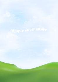 simple sky&nature