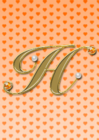 alphabet series "H"~Orange~