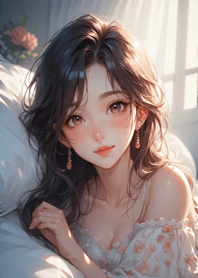 Comfortable sunny day - cute girl 05c1