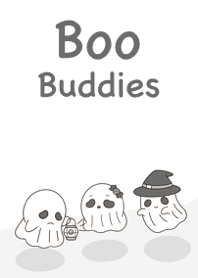 Boo Buddies - Minimal Black & White