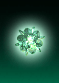 Winter Flower Green Blue @Winter Feature