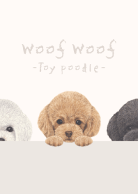 Woof Woof - Toy poodle - BEIGE