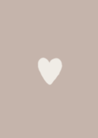 HEART - BEIGE -