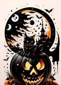halloween cat D96d5e