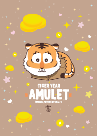Tiger Year Amulet of Wealth... Brown