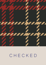 CHECKED RED-BROWN 88