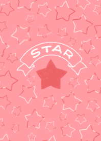 シンプル星(ピンク)