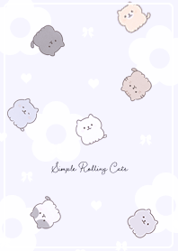 purple Simple Rolling Cats 04_2