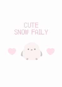 Cute Long-tailed Tit simple2 [beige]