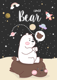 Bear Lover. black color