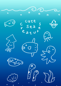 かわいい海の生き物たち2