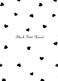 Black Petit Hearts
