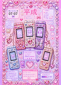 Japanese Heisei Deco Phone Collection 1