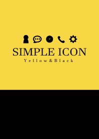 SIMPLE ICON Yellow&Black