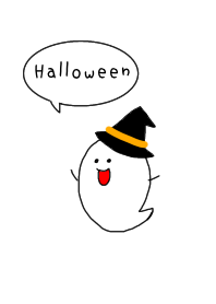 Simple Halloween! very cute ghosts Theme