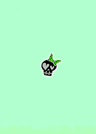 Simple Ribbon Skull 12
