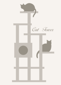 Cat Tower[Greige]