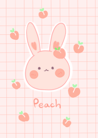 Peach rabbit