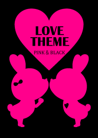 LOVE X LOVE THEME BLACK & PINK