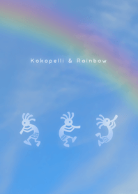 Kokopelli and Rainbow