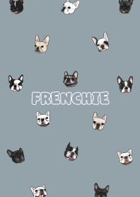 frenchie1. / dusty blue