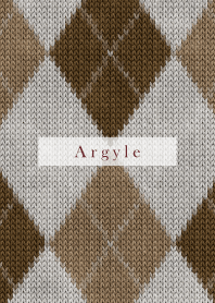 Argyle Style Embroidery beige 58