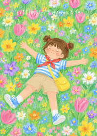 Little Girl's Happy Day