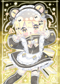 Theme of Bear Ear Maid Girl