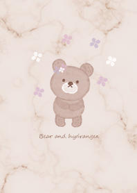 Hydrangea and bear pinkgreige03_1